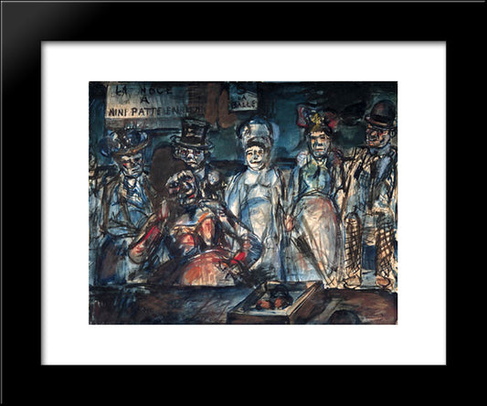 Slaughter 20x24 Black Modern Wood Framed Art Print Poster by Rouault, Georges