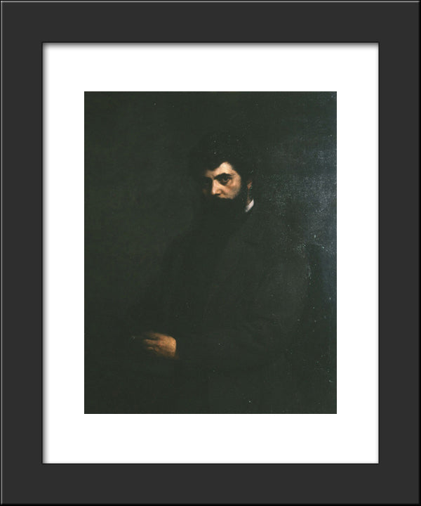 Nikolaos Politis, Student In Munich 20x24 Black Modern Wood Framed Art Print Poster by Jakobides, Georgios