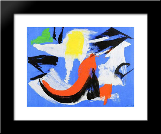 93 K 20x24 Black Modern Wood Framed Art Print Poster by Schneider, Gerard