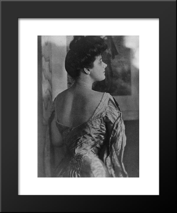 Rita De Acosta Lydig 20x24 Black Modern Wood Framed Art Print Poster by Kasebier, Gertrude