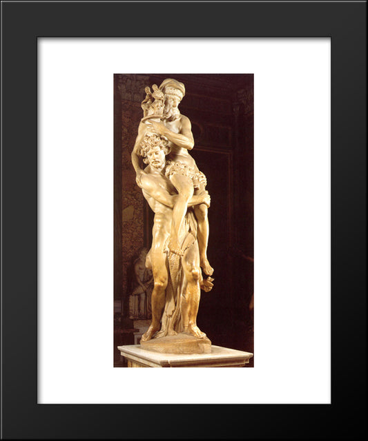 Aeneas And Anchises 20x24 Black Modern Wood Framed Art Print Poster by Reynolds, Joshua