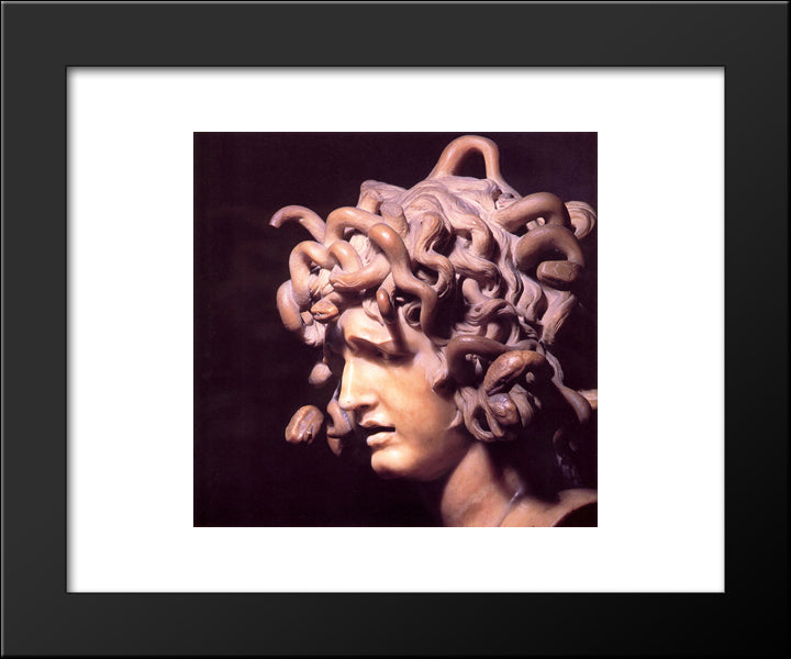 Medusa 20x24 Black Modern Wood Framed Art Print Poster by Reynolds, Joshua