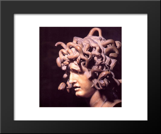 Medusa 20x24 Black Modern Wood Framed Art Print Poster by Reynolds, Joshua
