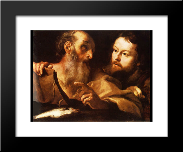 Saint Andrew And Saint Thomas 20x24 Black Modern Wood Framed Art Print Poster by Reynolds, Joshua