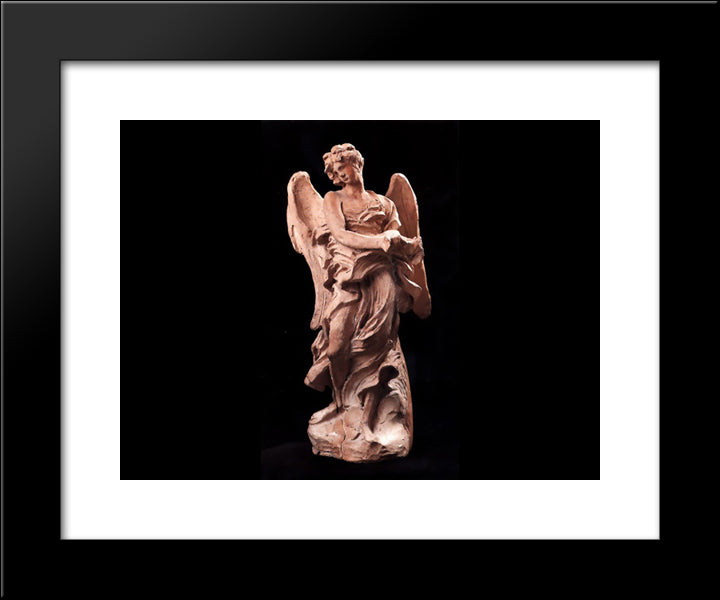 The Angel Of The Crown Of Thorns 20x24 Black Modern Wood Framed Art Print Poster by Reynolds, Joshua