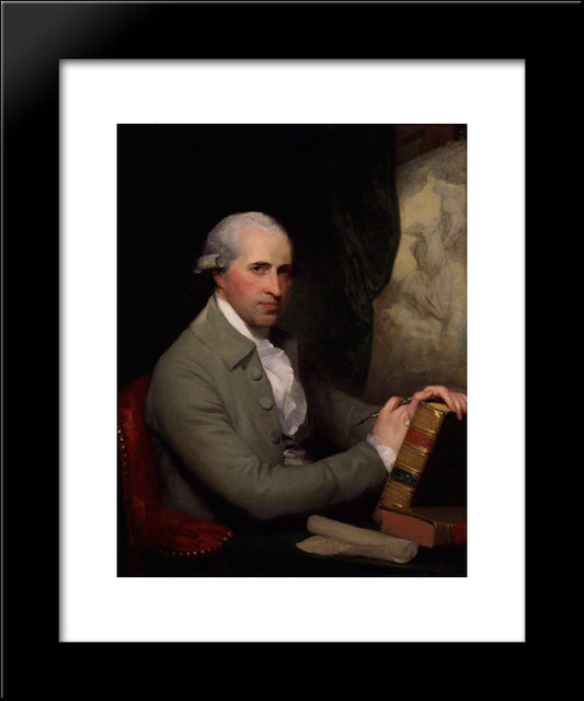 Benjamin West 20x24 Black Modern Wood Framed Art Print Poster by Stuart, Gilbert