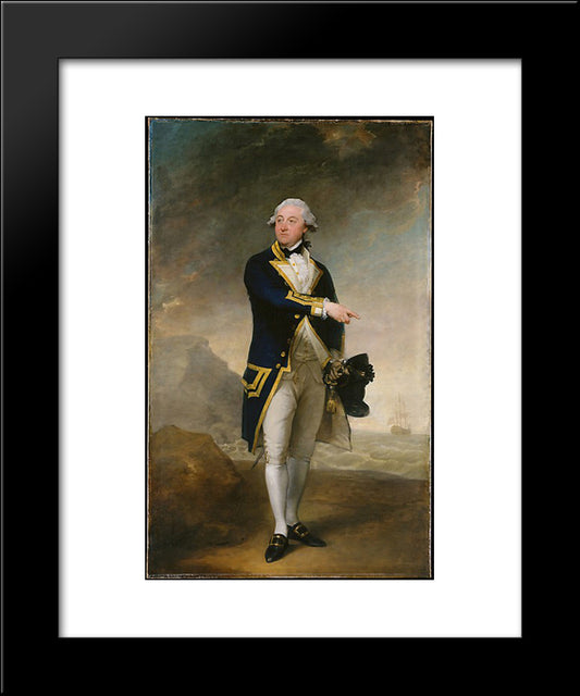 Captain John Gell 20x24 Black Modern Wood Framed Art Print Poster by Stuart, Gilbert