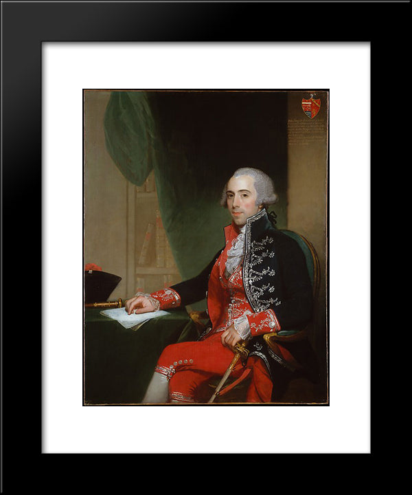 Josef De Jaudenes Y Nebot 20x24 Black Modern Wood Framed Art Print Poster by Stuart, Gilbert