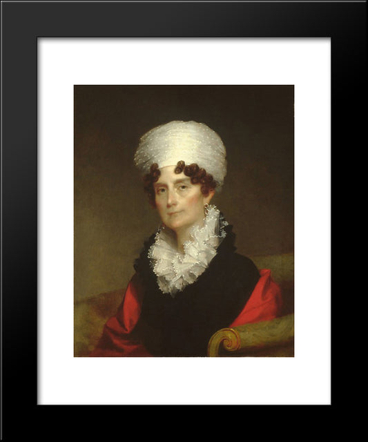 Mrs. Andrew Sigourney 20x24 Black Modern Wood Framed Art Print Poster by Stuart, Gilbert