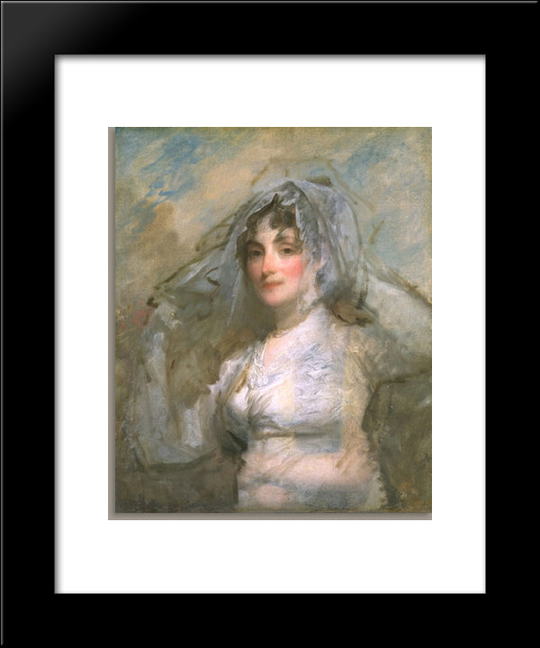 Sarah Wentworth Apthorp Morton 20x24 Black Modern Wood Framed Art Print Poster by Stuart, Gilbert