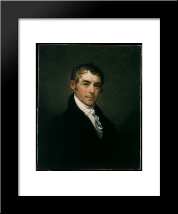 William Eustis 20x24 Black Modern Wood Framed Art Print Poster by Stuart, Gilbert