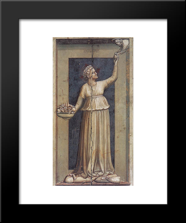 Charity 20x24 Black Modern Wood Framed Art Print Poster by Giotto