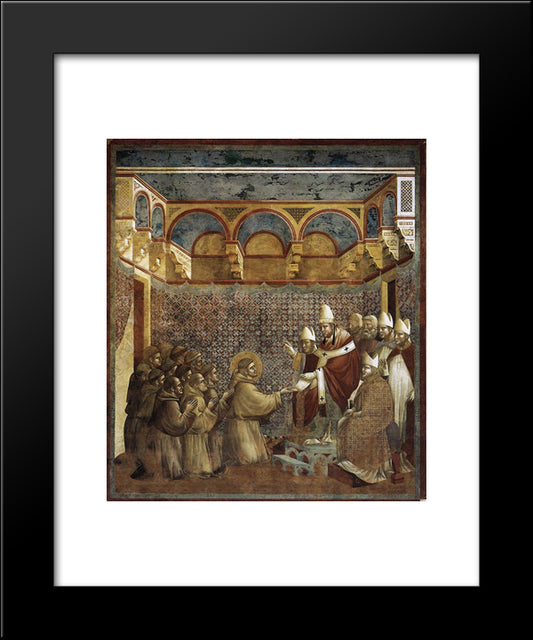 Confirmation Of The Rule 20x24 Black Modern Wood Framed Art Print Poster by Giotto