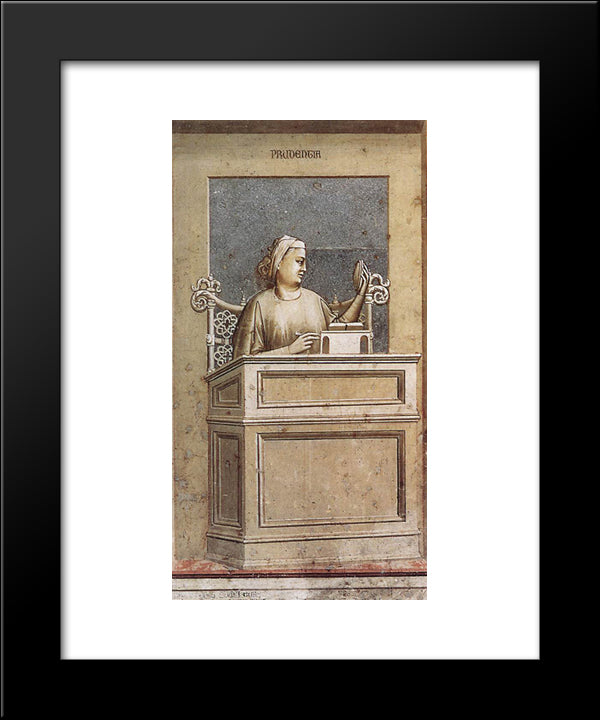 Prudence 20x24 Black Modern Wood Framed Art Print Poster by Giotto