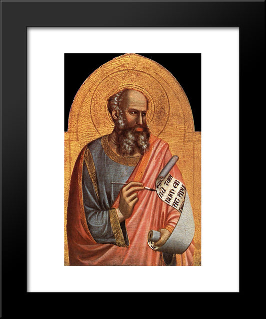 St John The Evangelist 20x24 Black Modern Wood Framed Art Print Poster by Giotto