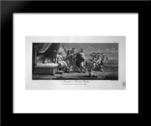 Fornarina 20x24 Black Modern Wood Framed Art Print Poster by Piranesi, Giovanni Battista