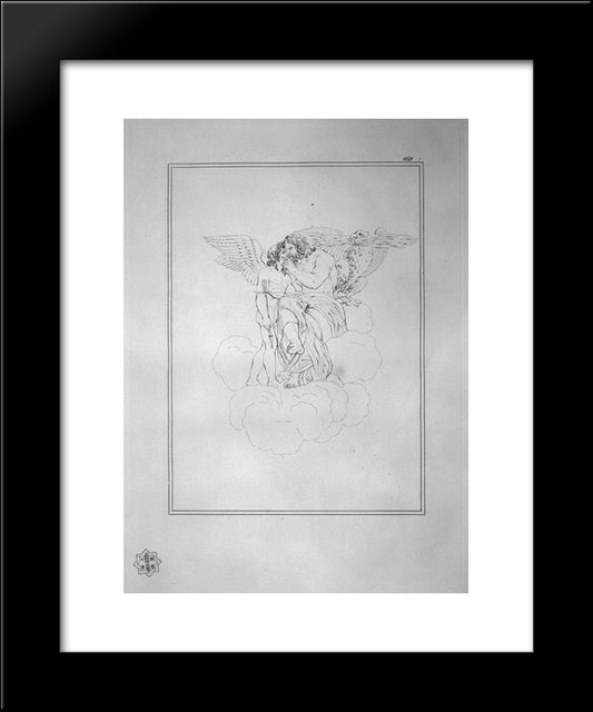 Jupiter Love Shakes 20x24 Black Modern Wood Framed Art Print Poster by Piranesi, Giovanni Battista