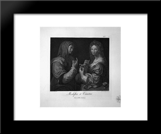 The Creation Of Woman 20x24 Black Modern Wood Framed Art Print Poster by Piranesi, Giovanni Battista