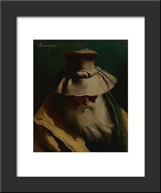 Anaxagoras 20x24 Black Modern Wood Framed Art Print Poster by Tiepolo, Giovanni Battista