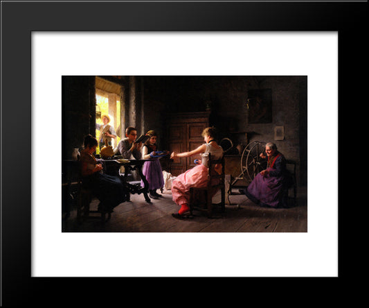 The Web Of Life 20x24 Black Modern Wood Framed Art Print Poster by Torriglia, Giovanni Battista