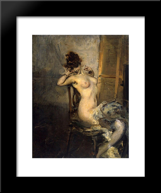 From Robilant And Voena 20x24 Black Modern Wood Framed Art Print Poster by Boldini, Giovanni