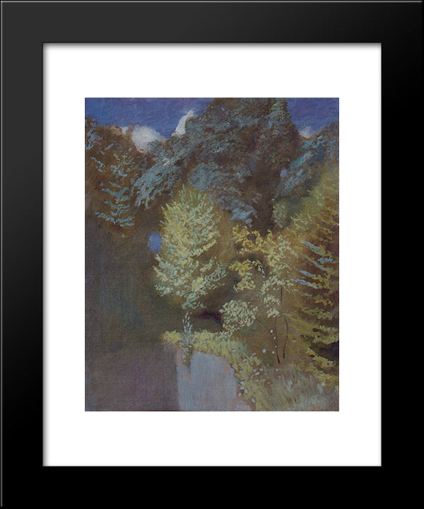 Reflexes 20x24 Black Modern Wood Framed Art Print Poster by Grigoriy, Goldstein