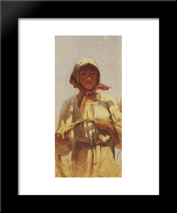 Reaper 20x24 Black Modern Wood Framed Art Print Poster by Myasoyedov, Grigoriy