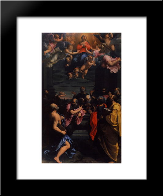 Assumption 20x24 Black Modern Wood Framed Art Print Poster by Reni, Guido
