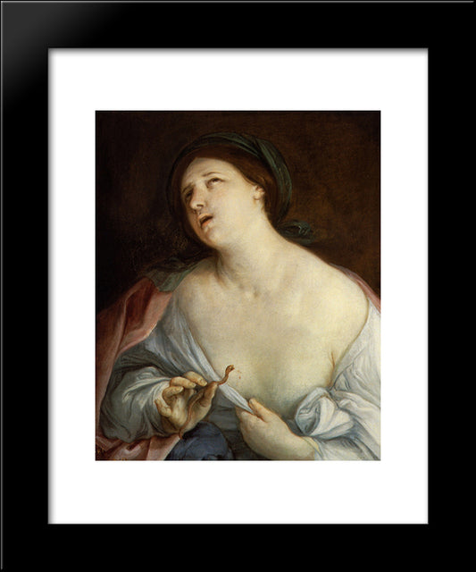 Cleopatra 20x24 Black Modern Wood Framed Art Print Poster by Reni, Guido