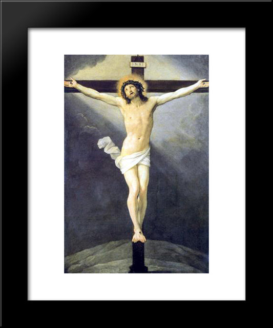 Crucifixion 20x24 Black Modern Wood Framed Art Print Poster by Reni, Guido