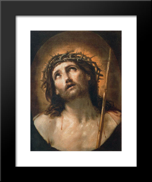 Ecce Homo 20x24 Black Modern Wood Framed Art Print Poster by Reni, Guido
