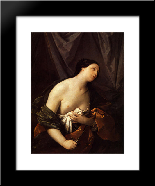 Lucretia 20x24 Black Modern Wood Framed Art Print Poster by Reni, Guido