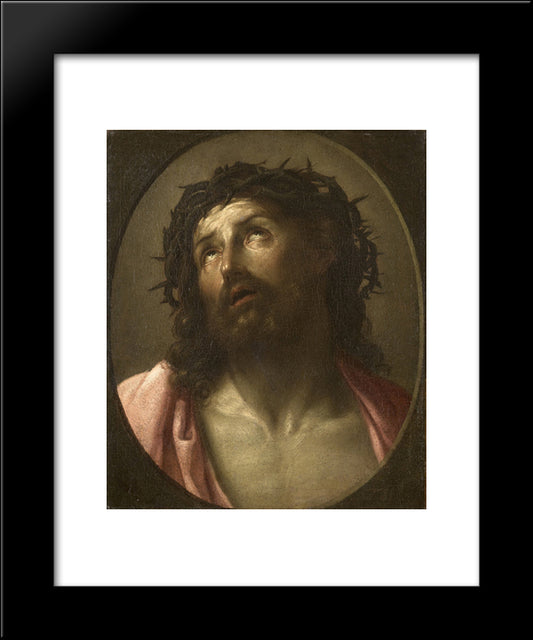 Man Of Sorrows 20x24 Black Modern Wood Framed Art Print Poster by Reni, Guido