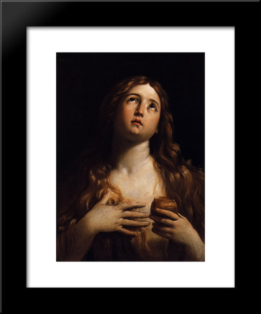 Mary Magdalene 20x24 Black Modern Wood Framed Art Print Poster by Reni, Guido