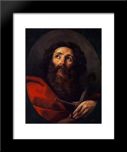 Saint Paul 20x24 Black Modern Wood Framed Art Print Poster by Reni, Guido