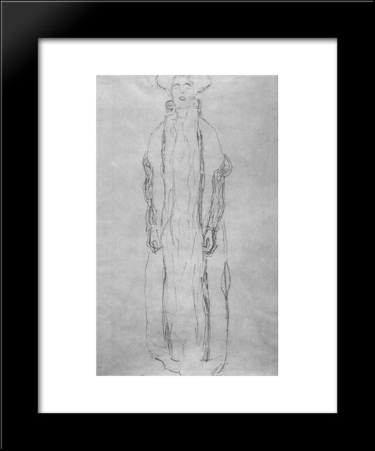 Adele Bloch-Bauer 20x24 Black Modern Wood Framed Art Print Poster by Klimt, Gustav