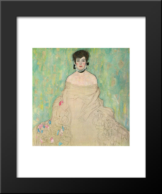 Amalie Zuckerkandl 20x24 Black Modern Wood Framed Art Print Poster by Klimt, Gustav