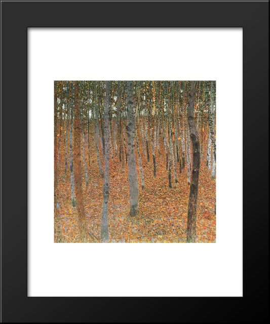 Beech Grove I 20x24 Black Modern Wood Framed Art Print Poster by Klimt, Gustav