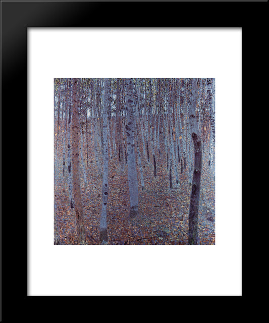 Buchenhain 20x24 Black Modern Wood Framed Art Print Poster by Klimt, Gustav