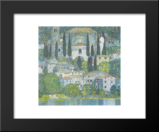 Chruch In Cassone 20x24 Black Modern Wood Framed Art Print Poster by Klimt, Gustav