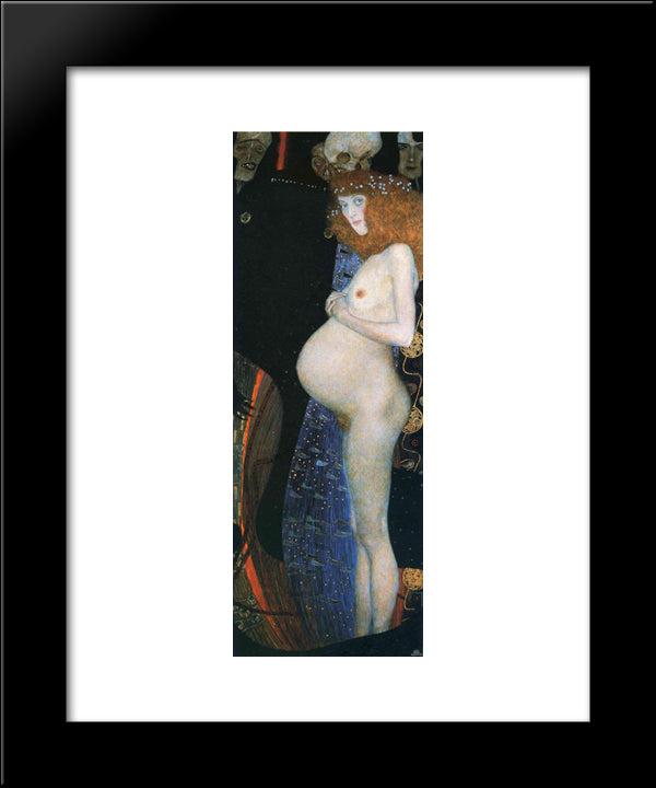 Hope I 20x24 Black Modern Wood Framed Art Print Poster by Klimt, Gustav