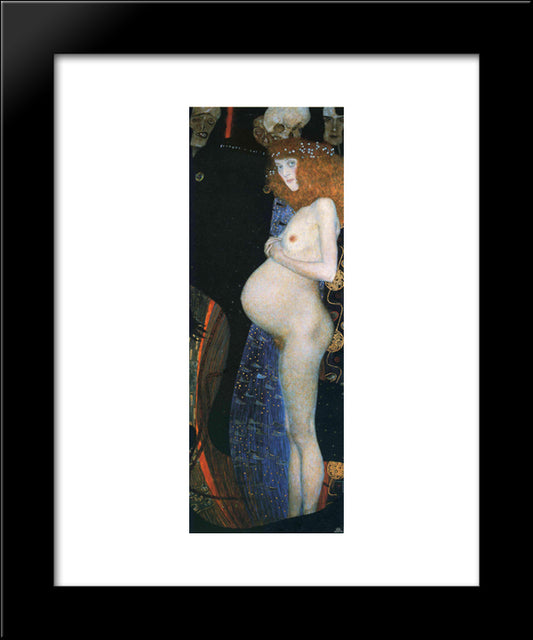 Hope I 20x24 Black Modern Wood Framed Art Print Poster by Klimt, Gustav