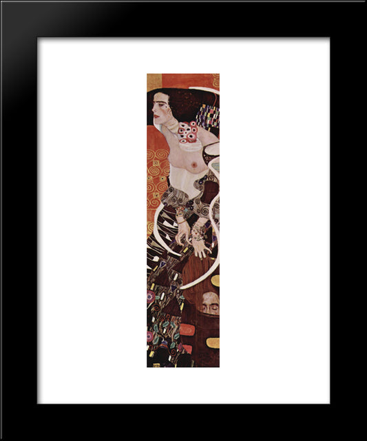 Judith Ii (Salome) 20x24 Black Modern Wood Framed Art Print Poster by Klimt, Gustav