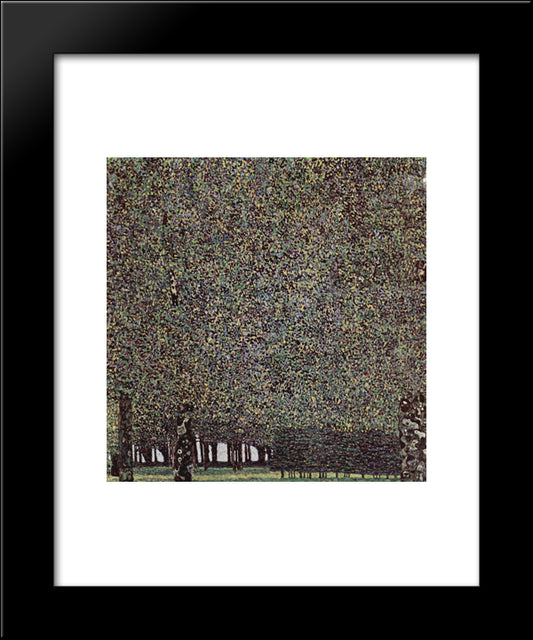 Park 20x24 Black Modern Wood Framed Art Print Poster by Klimt, Gustav