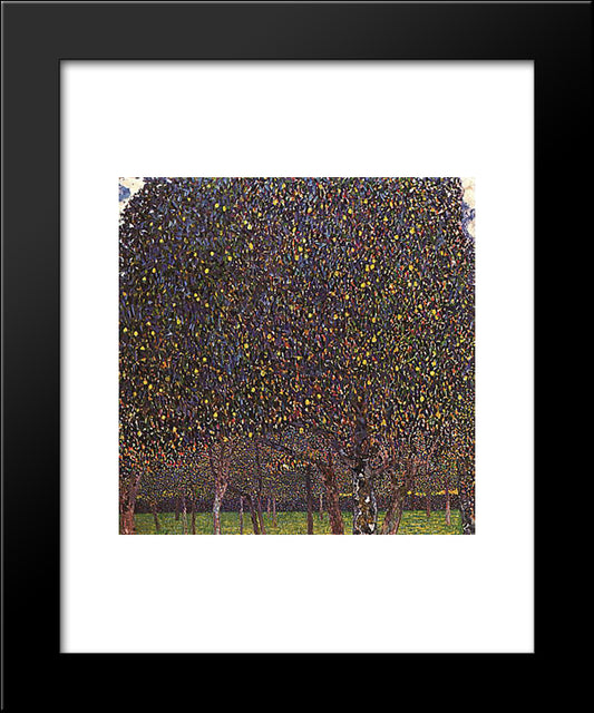 Pear Tree 20x24 Black Modern Wood Framed Art Print Poster by Klimt, Gustav