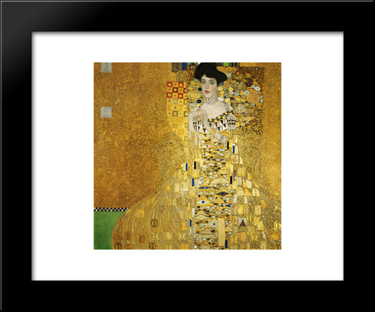 Portrait Of Adele Bloch-Bauer I 20x24 Black Modern Wood Framed Art Print Poster by Klimt, Gustav