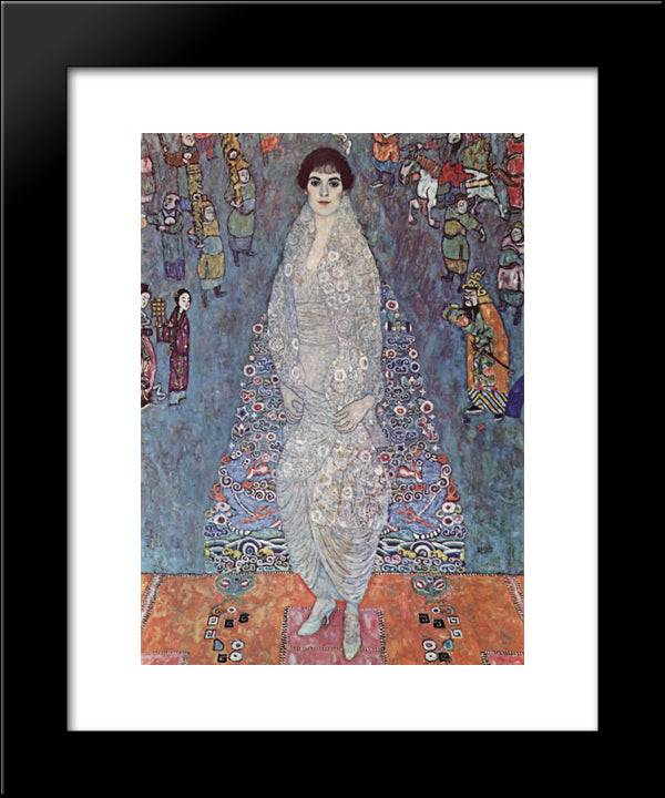 Portrait Of Baroness Elisabeth Bachofen-Echt 20x24 Black Modern Wood Framed Art Print Poster by Klimt, Gustav