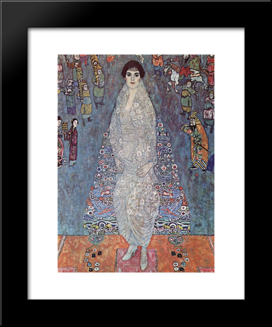 Portrait Of Baroness Elisabeth Bachofen-Echt 20x24 Black Modern Wood Framed Art Print Poster by Klimt, Gustav