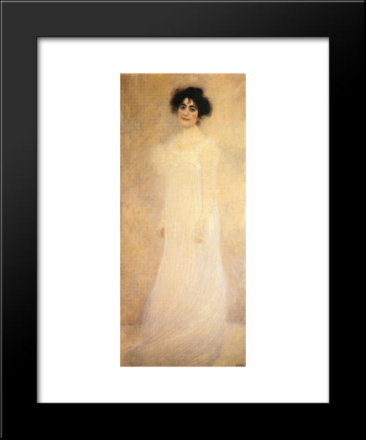 Portrait Of Serena Lederer 20x24 Black Modern Wood Framed Art Print Poster by Klimt, Gustav