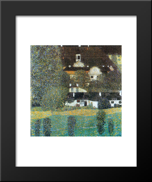 Schloss Kammer Am Attersee, Ii 20x24 Black Modern Wood Framed Art Print Poster by Klimt, Gustav
